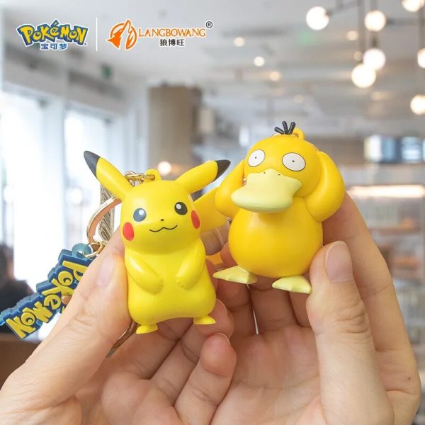 Original Pokemon Figures Fashion Cartoon Keychains 5