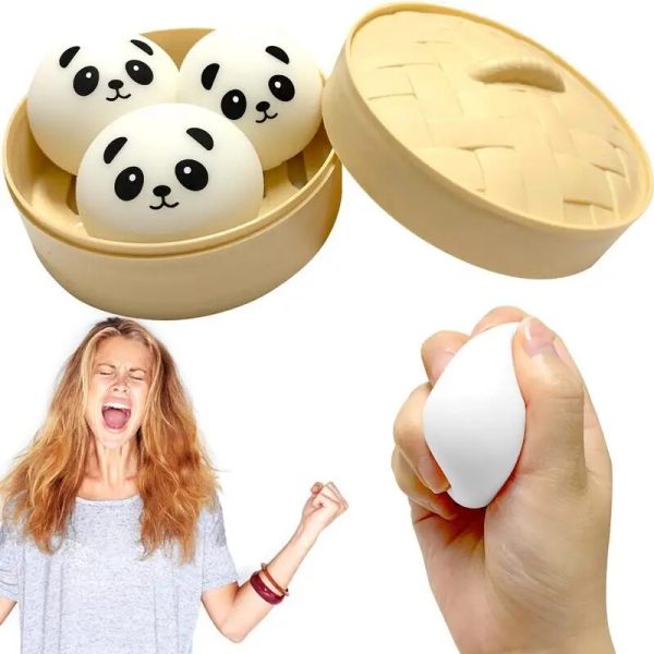 Bear Dough Anti Stress Ball Toy Set 3