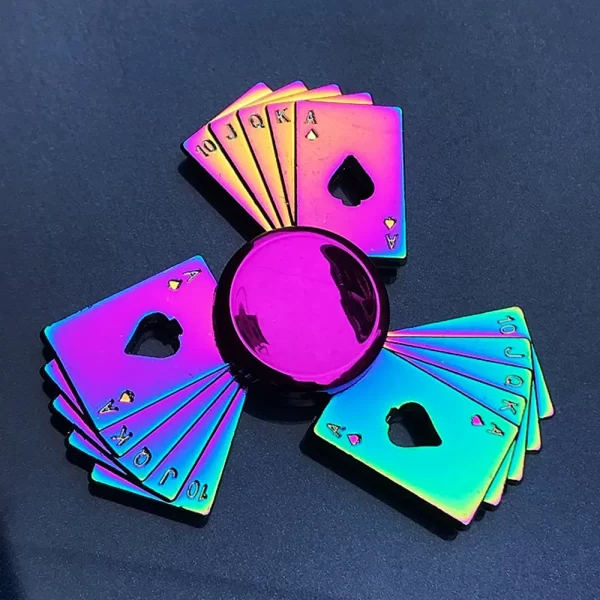 Metal Rainbow Fidget Spinner 2