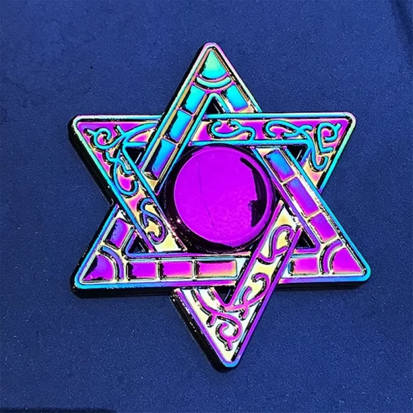 Metal Rainbow Fidget Spinner 4