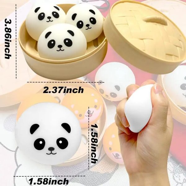 Bear Dough Anti Stress Ball Toy Set 6