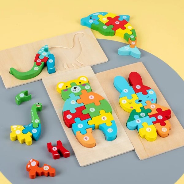 Wooden Toddler Puzzles 4