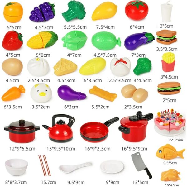 Pretend Play Cutting Food Toys 5