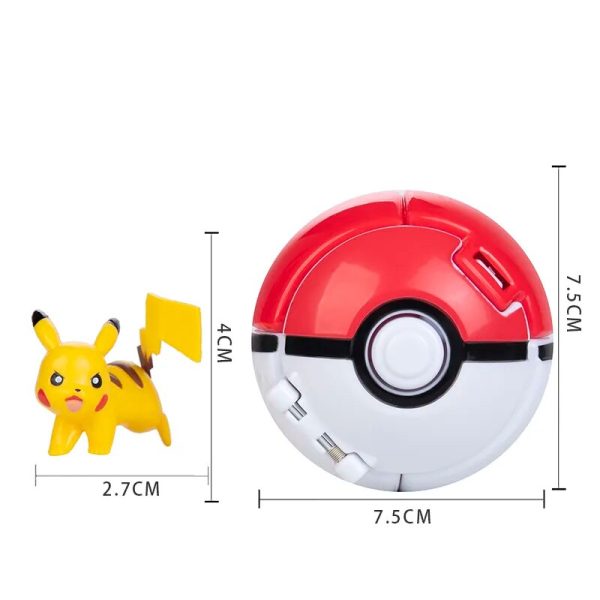 Pokemon Pokeball Deformation Toys 6