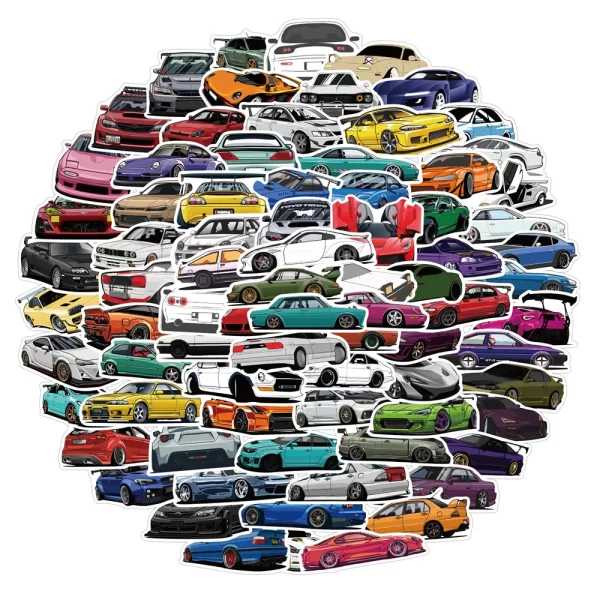 Car Graffiti Stickers (10/30/50 Random Stickers) 2