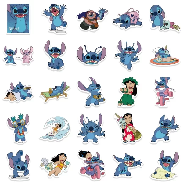 Lilo & Stitch Stickers (51 Random Stickers) 4