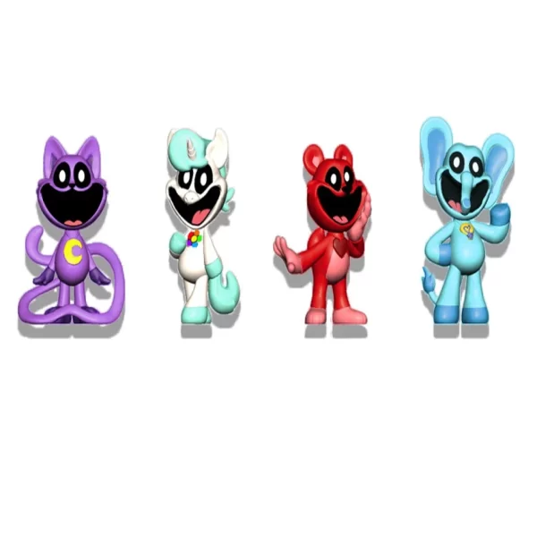 Smiling Critters Figure Set (8 Characters) 3