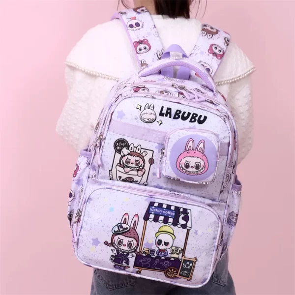 New Large Capacity Bag Children Backpack Cute Cartoon Primary School Bag Shoulder Bag New Kids Practical Portable Backpack 3
