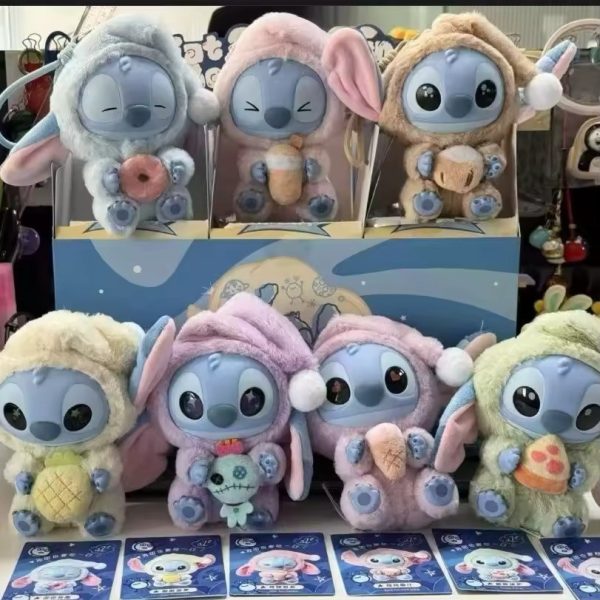 Disney Stitch Vinyl Monster Doll Keychains