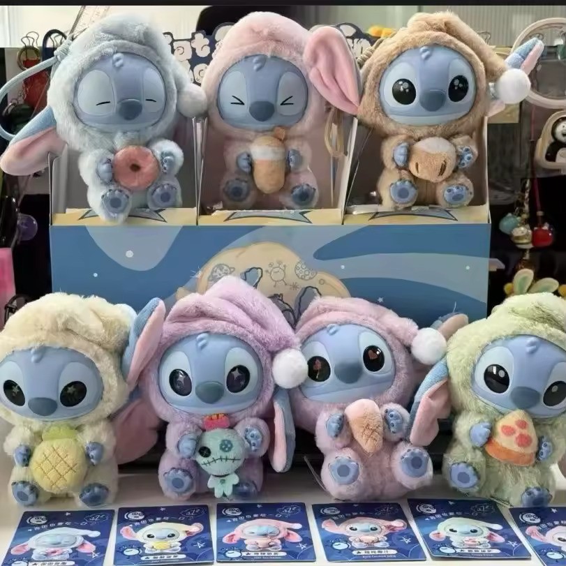 Disney Stitch Vinyl Monster Doll Keychains