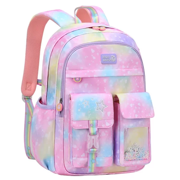 Children School Bags For Girls Kids Satchel Primary Orthopedic School Backpacks Princess Backpack teenager Schoolbag knapsack 1