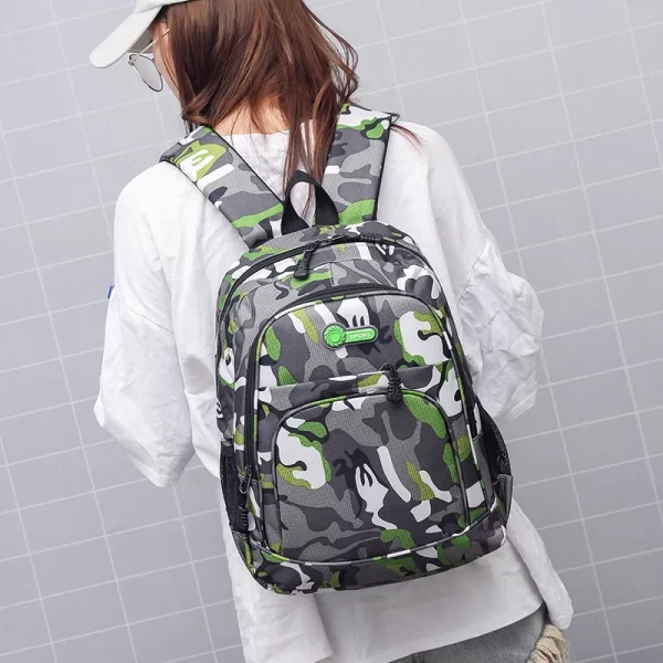 Camouflage Men Backpacks Travel Kids School bag Cool Boy Military School Bags For Teenage Boys Girls School Backpack sac mochila 2
