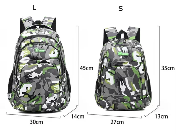 Camouflage Men Backpacks Travel Kids School bag Cool Boy Military School Bags For Teenage Boys Girls School Backpack sac mochila 6