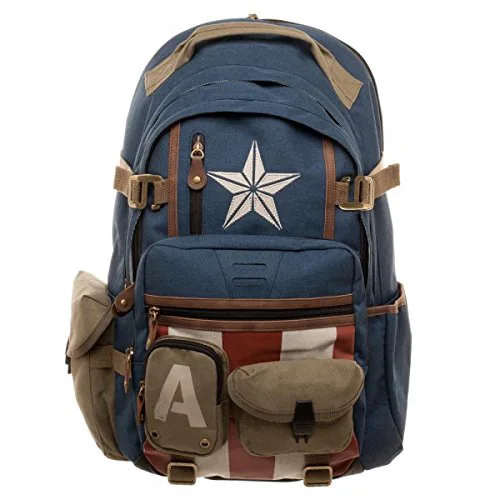 High Quality Super Hero Backpacks (DP, Bats and Captain) 2
