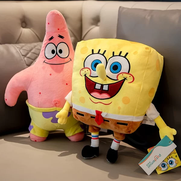 Anime Spongebob Squarepants Patrick Star Squidward Eugene H. Krabs Gary Kawaii Stuffed Plush Toys keychain Birthday Gift For Kid 3
