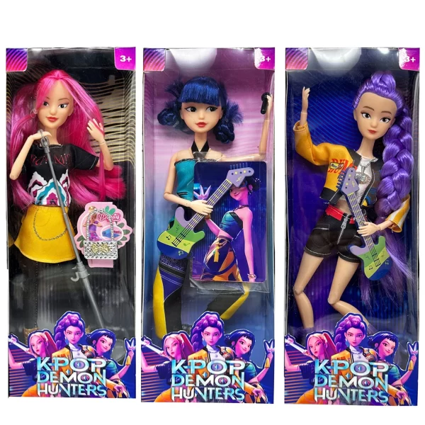 2028NEW anime k pop Demon hunters Witch Hunter Group High appearance Glue doll doll Girl's heart Decorative doll Holiday Gifts 6