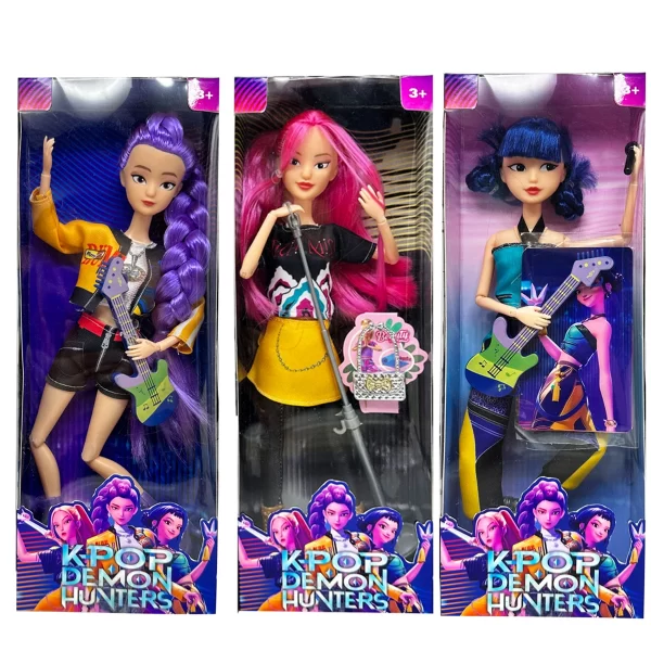 2028NEW anime k pop Demon hunters Witch Hunter Group High appearance Glue doll doll Girl's heart Decorative doll Holiday Gifts 2