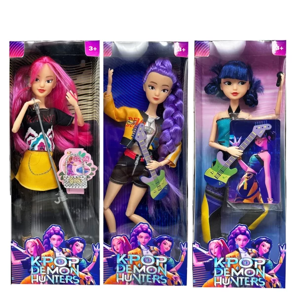 2028NEW anime k pop Demon hunters Witch Hunter Group High appearance Glue doll doll Girl's heart Decorative doll Holiday Gifts 5